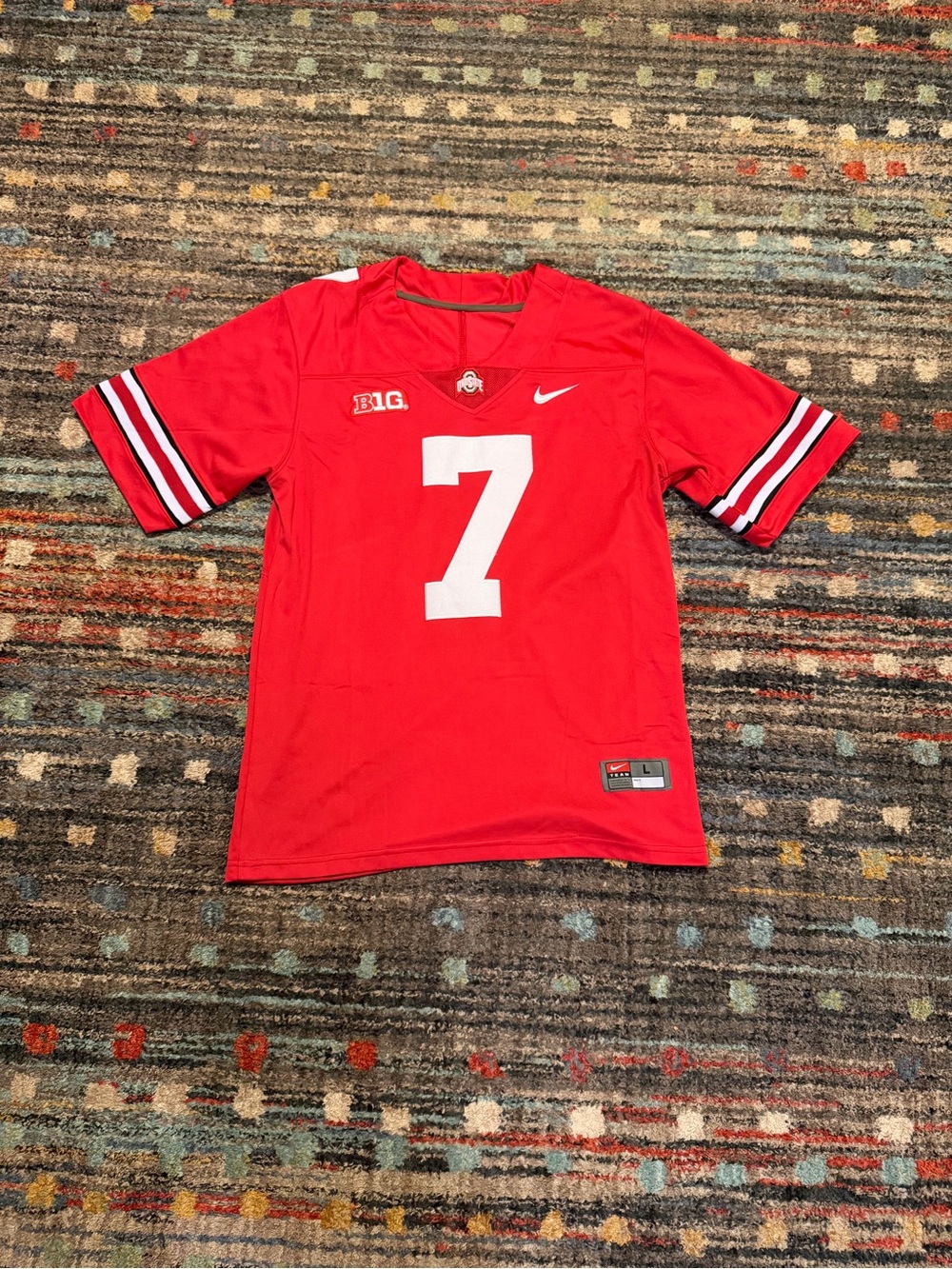 Nike Kids' Red Ohio State CJ Stroud Football Jersey